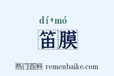 笛膜是什么意思的图片